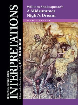 cover image of A Midsummer Night's Dream William Shakespeare